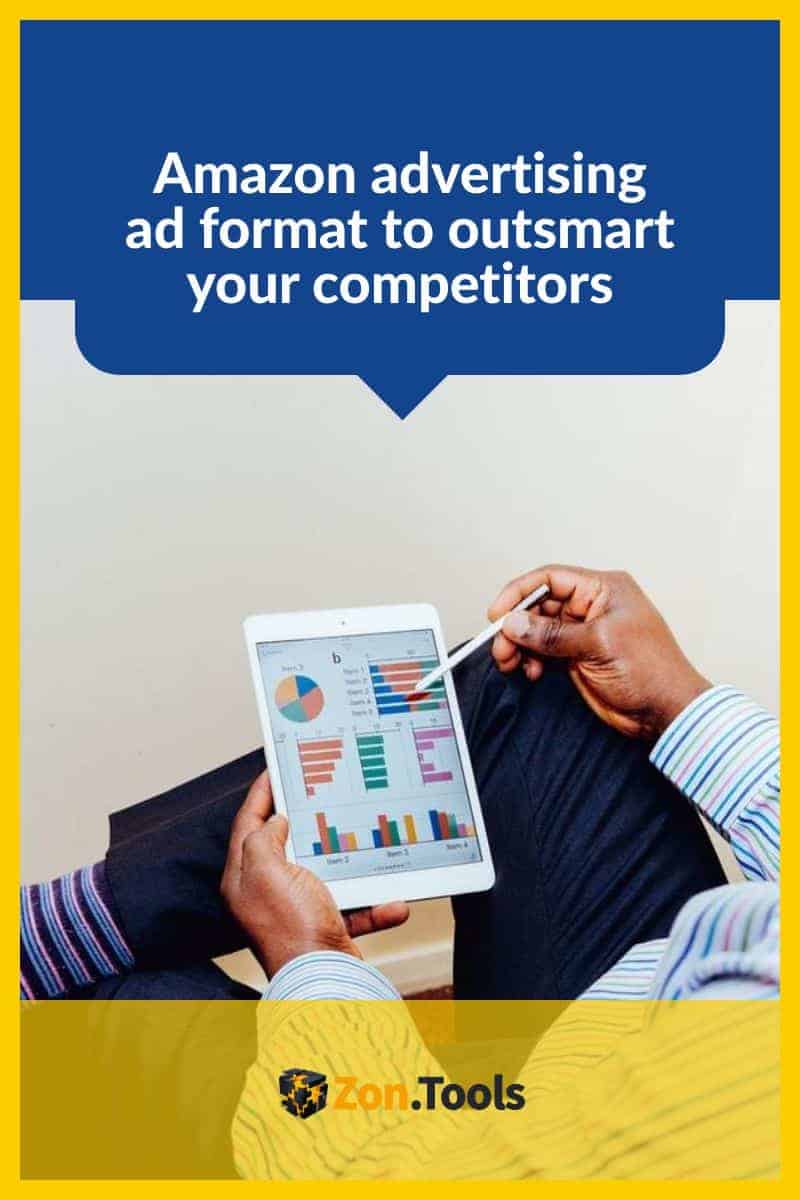 Amazon advertising ad format to outsmart your competitors pinterest image