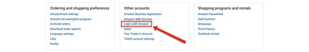 Login with Amazon