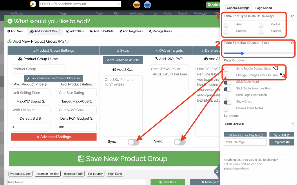Customize Zon Tools Dashboard As You Like!