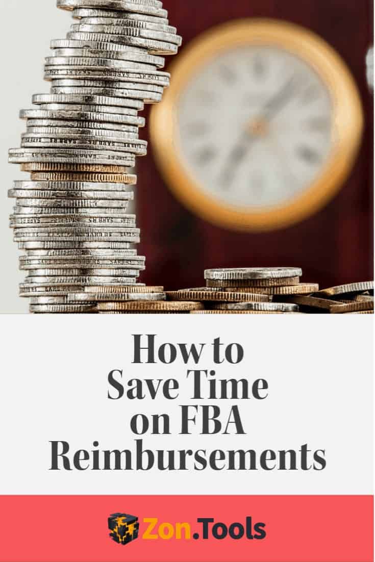 how to save time on FBA Reimbursements pinterest image