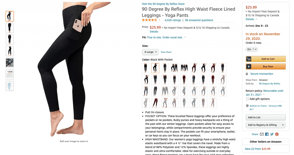 image for Fleece-Lined Leggings header